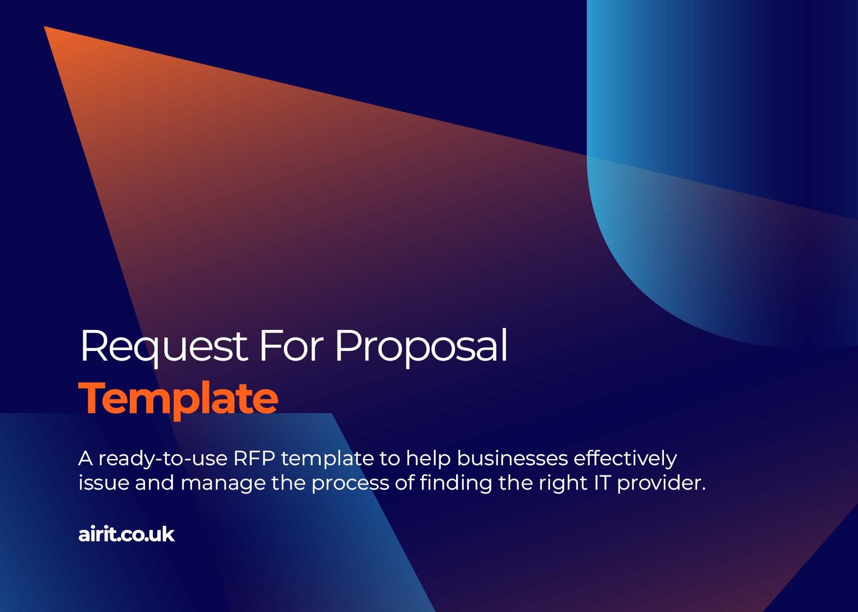 Website - RFP template Website - RFP template